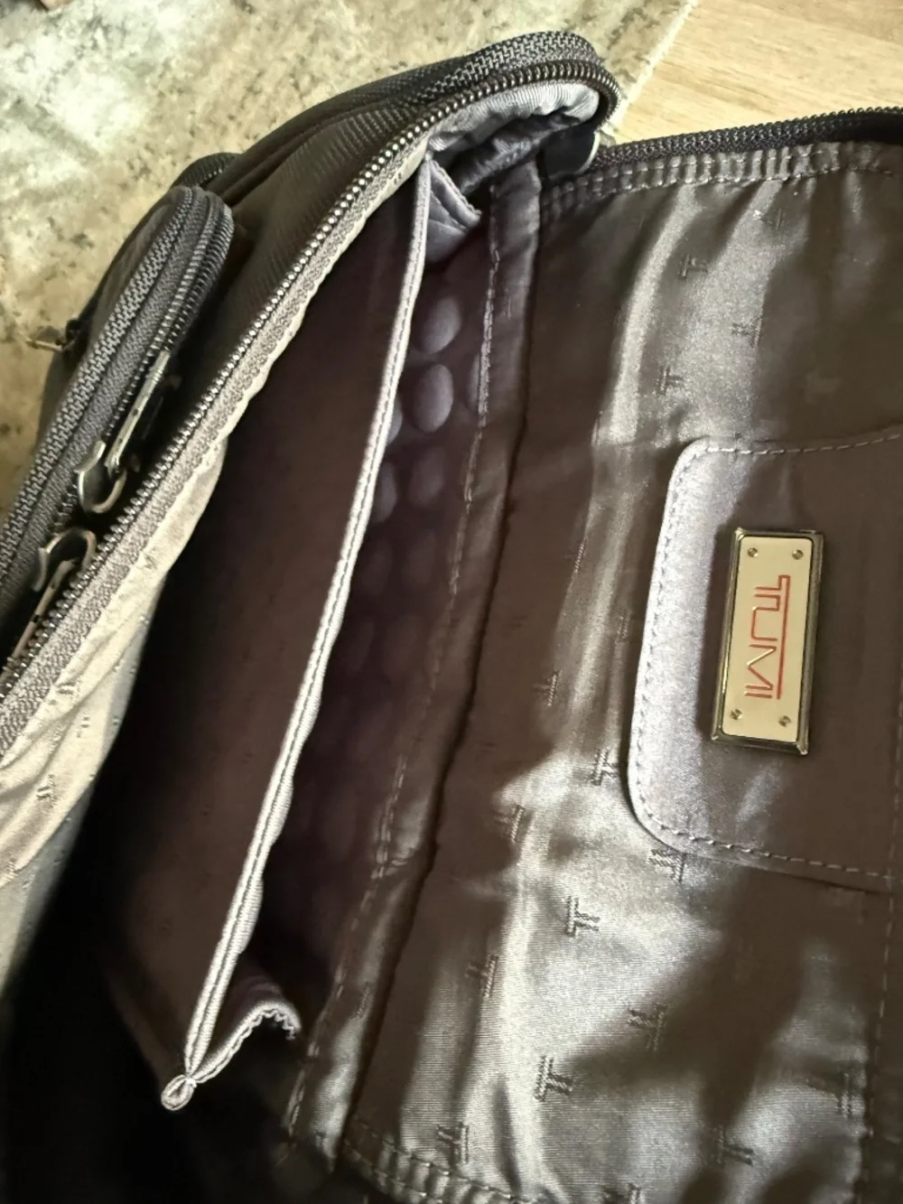 Tumi laptop backpack black